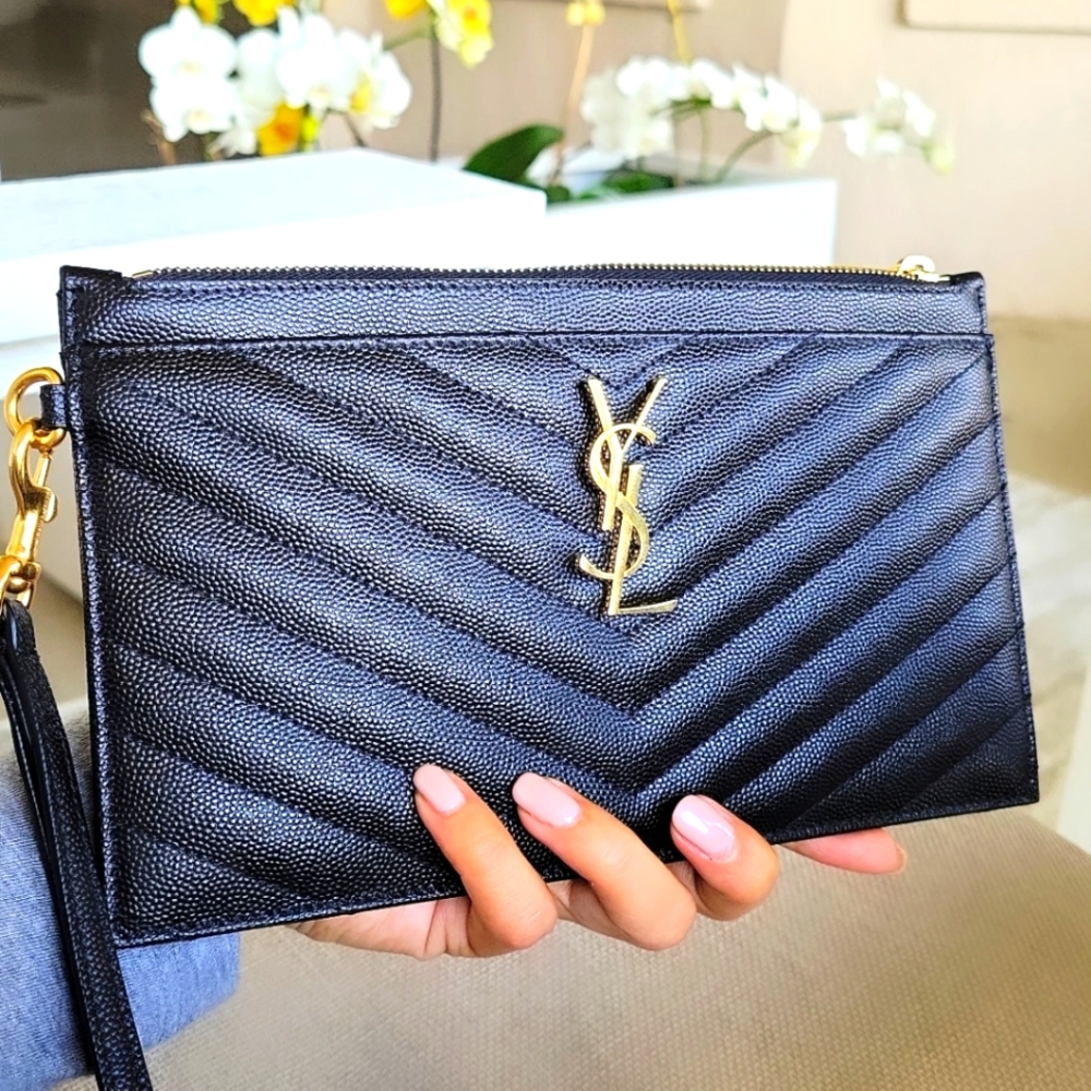 YSL bill pouch wristlet